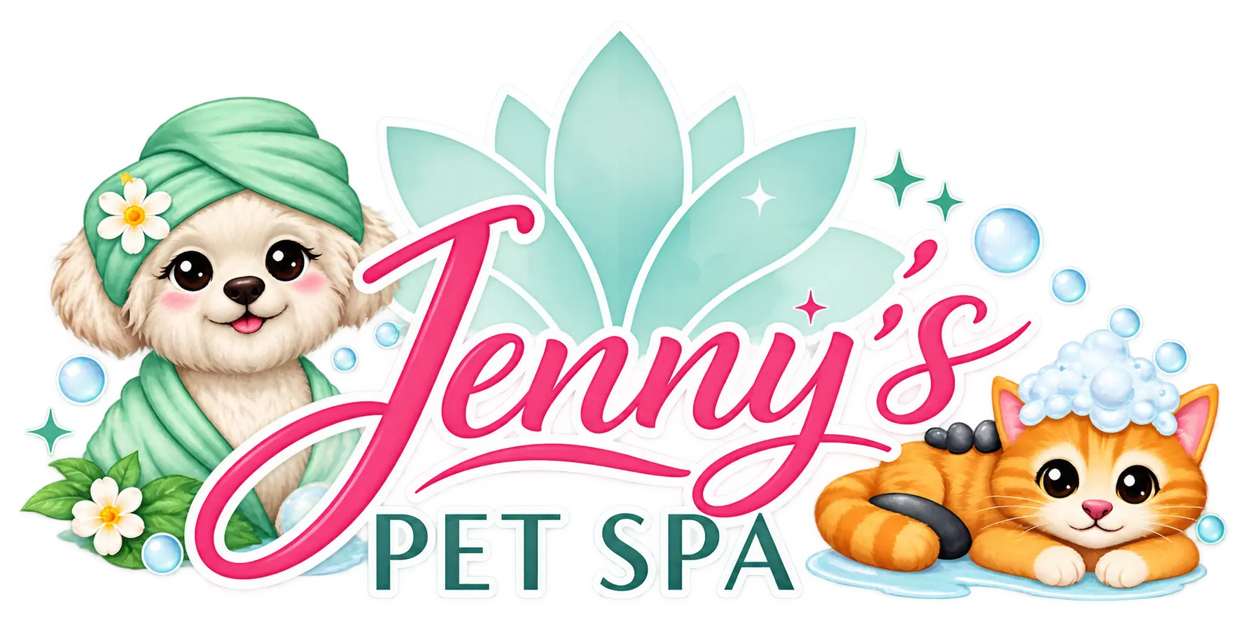 Jenny's Pet Spa Logo